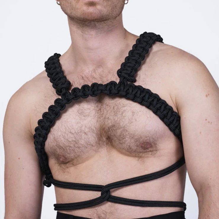 Aint.Saint Rope H-Harness, Black