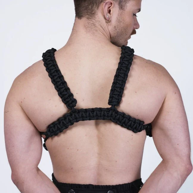 Aint.Saint Rope H-Harness, Black - Image 3