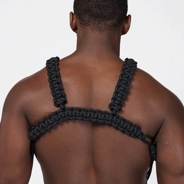 Aint.Saint Rope H-Harness, Black - Image 5