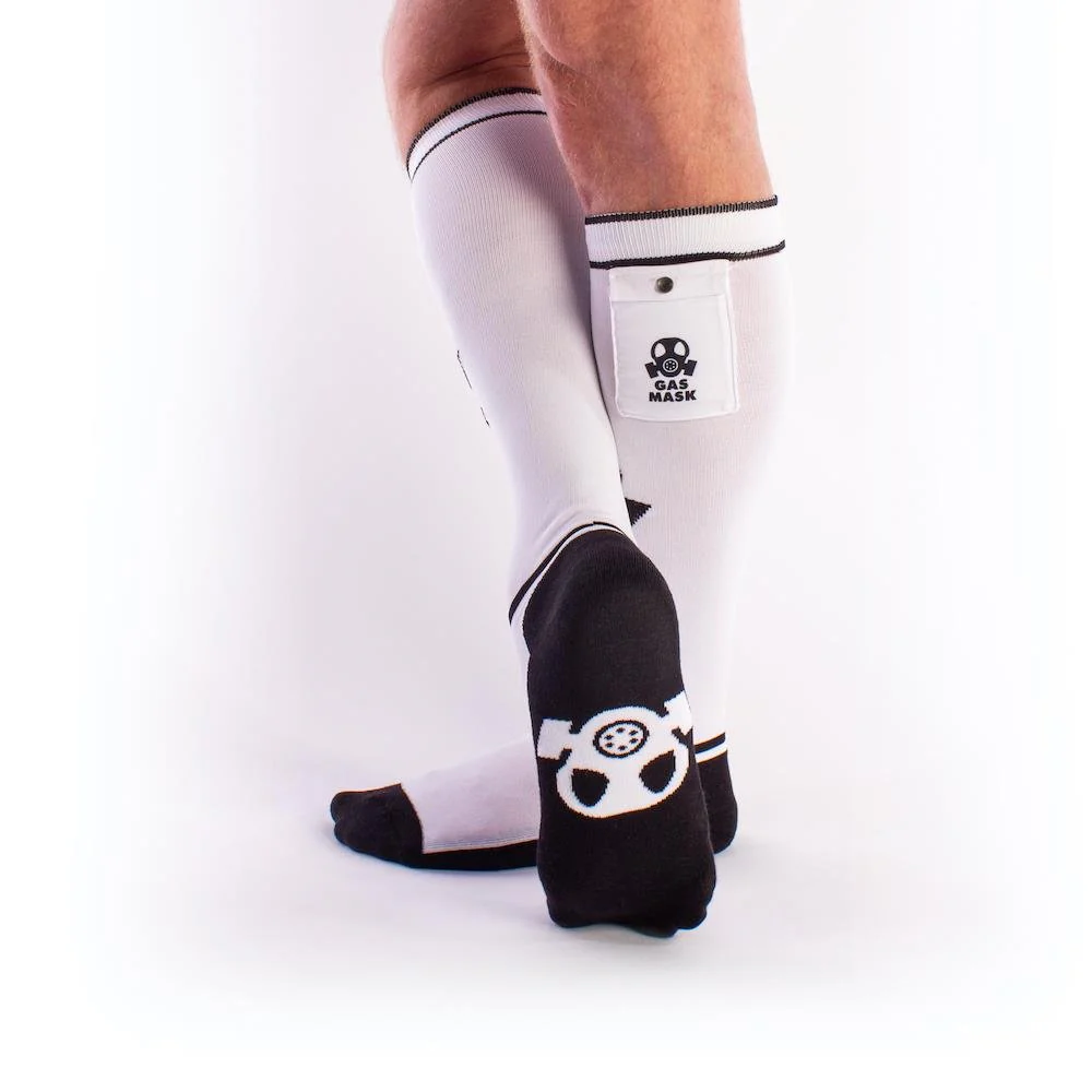 Gas Mask Party Socks with Pockets - Image 8