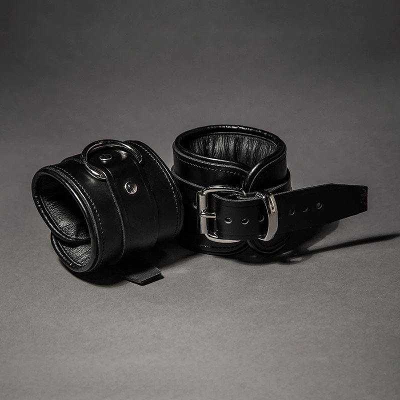 Piped Leather Ankle Cuffs - Image 6