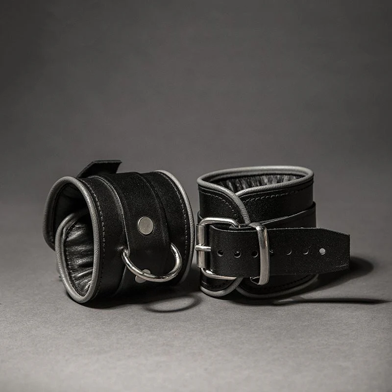Piped Leather Ankle Cuffs - Image 7
