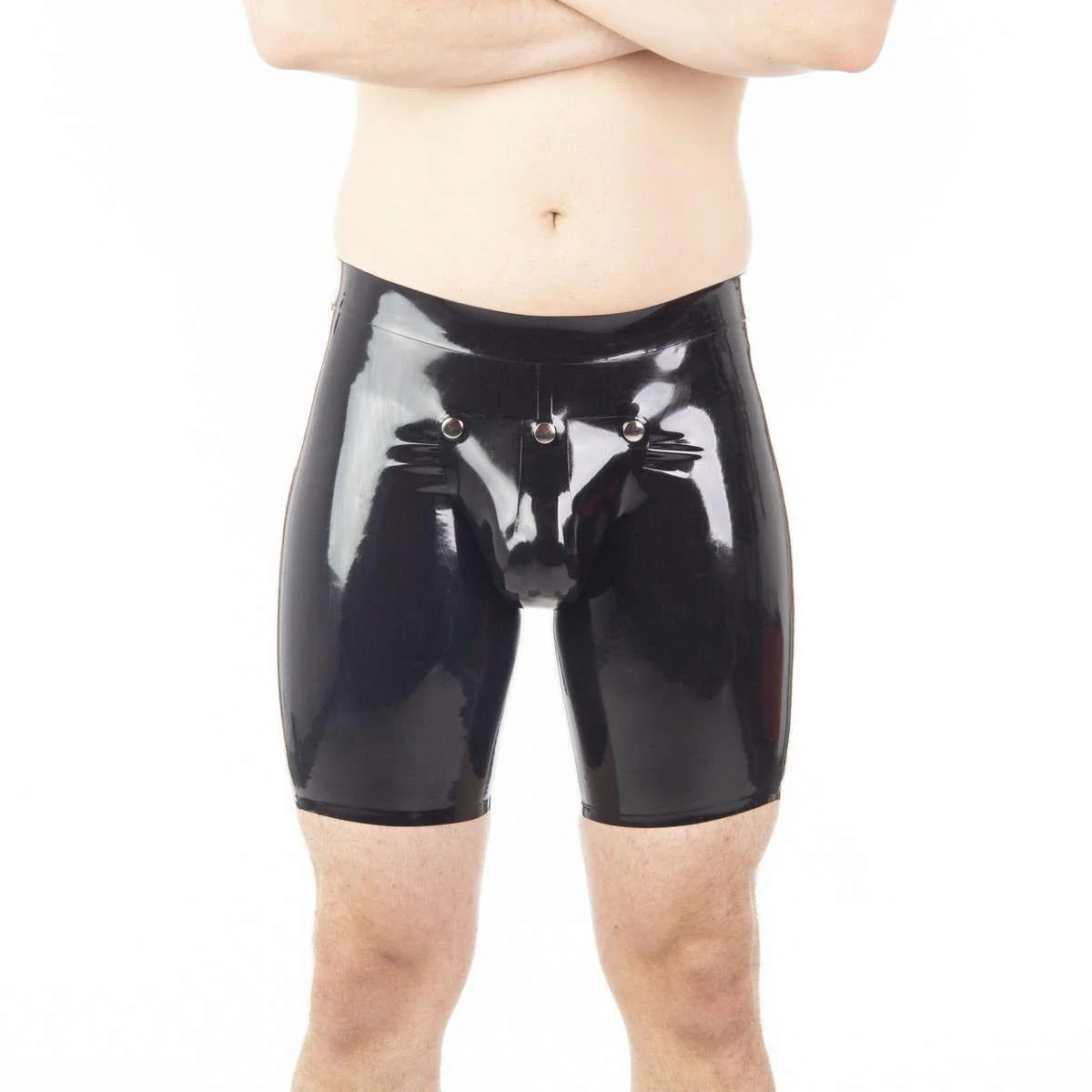 Compression Shorts - Codpiece & Ass Zip - Image 3