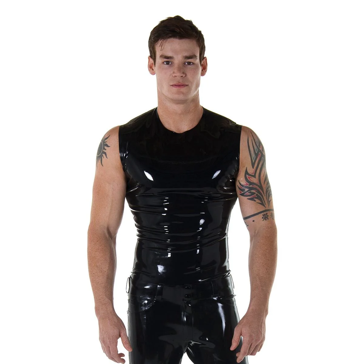 Sleeveless Rubber T-Shirt