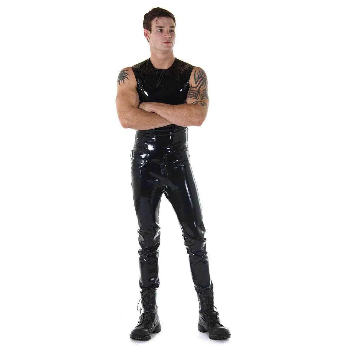 Sleeveless Rubber T-Shirt - Image 2