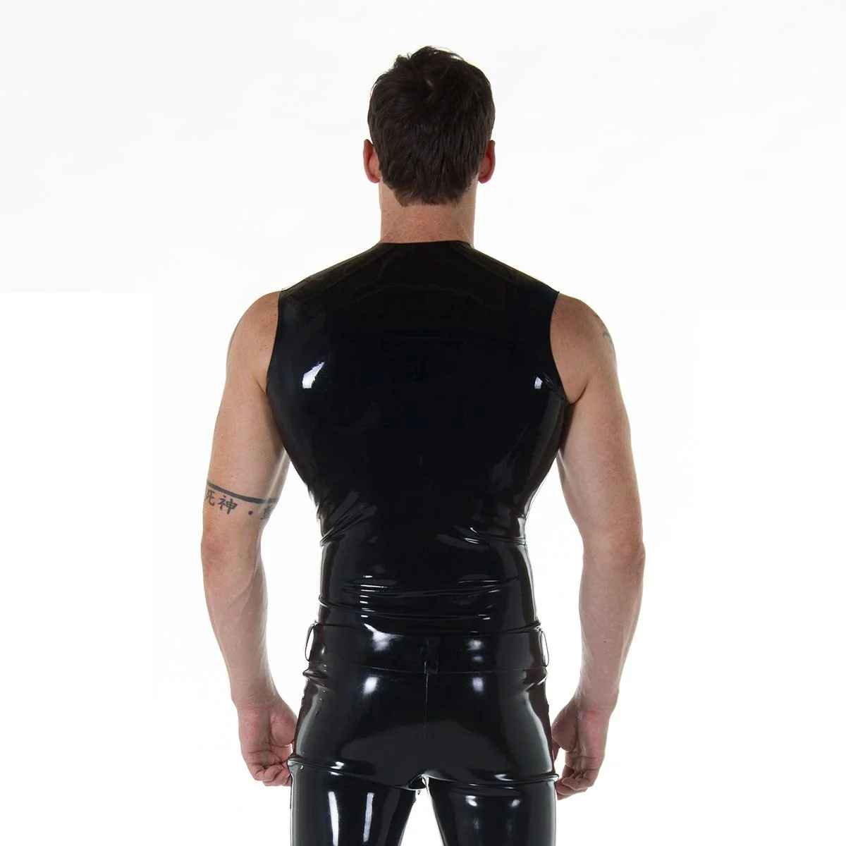 Sleeveless Rubber T-Shirt - Image 3