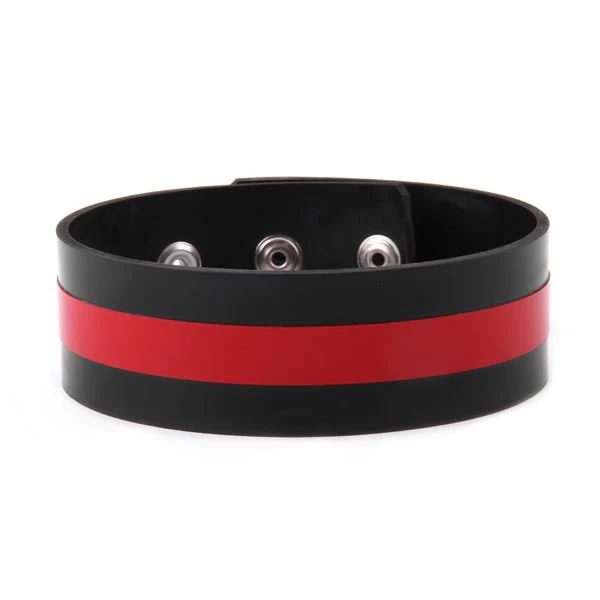 Centre Stripe Rubber Bicep Strap