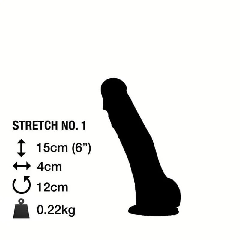 Stretch, Premium Silicone Red Dildo - Image 3