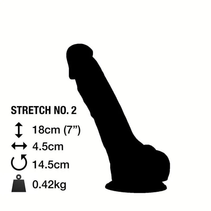 Stretch, Premium Silicone Red Dildo - Image 4