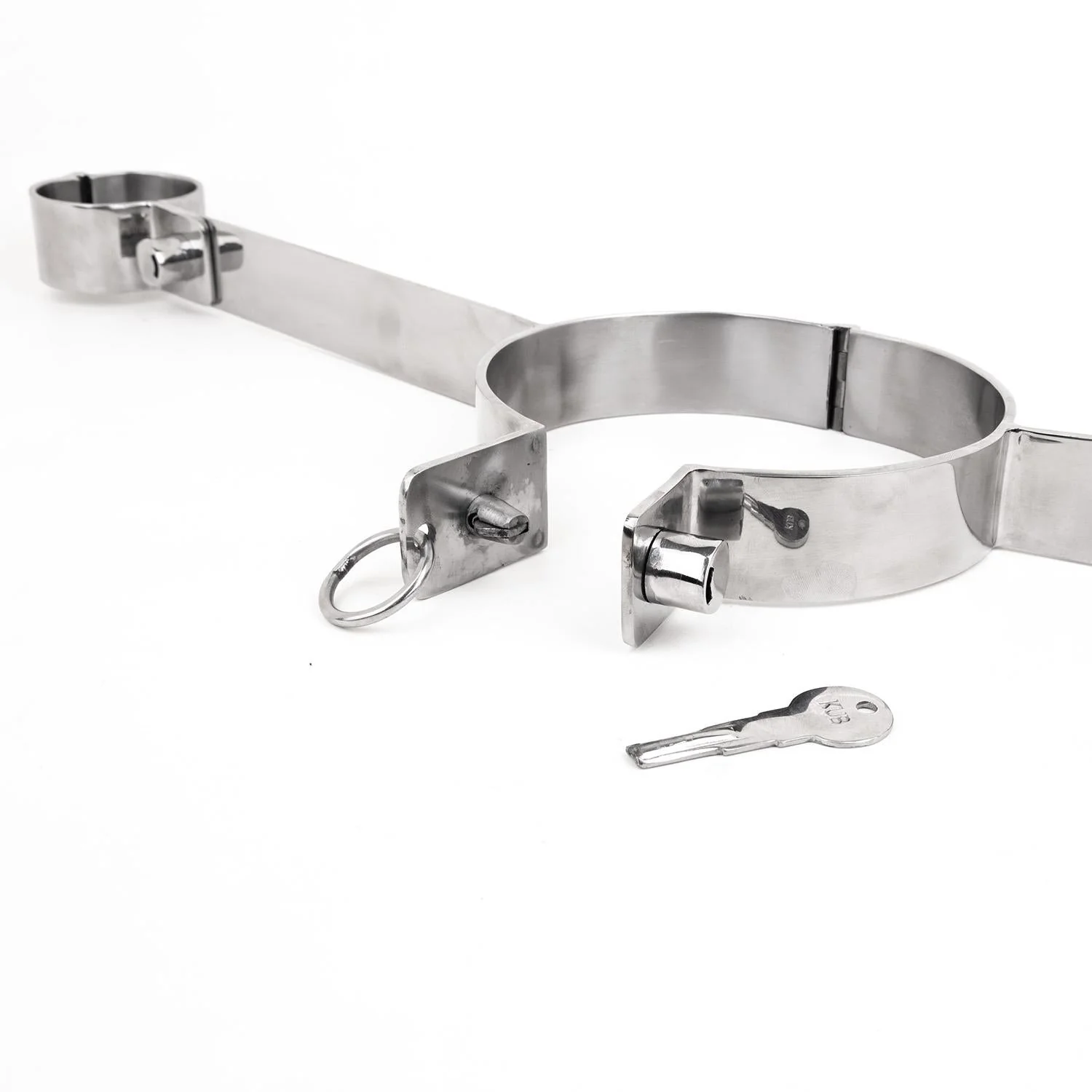 Neck & Wrist Rigid Stainless Irons, Snap Shut Locks - Image 3