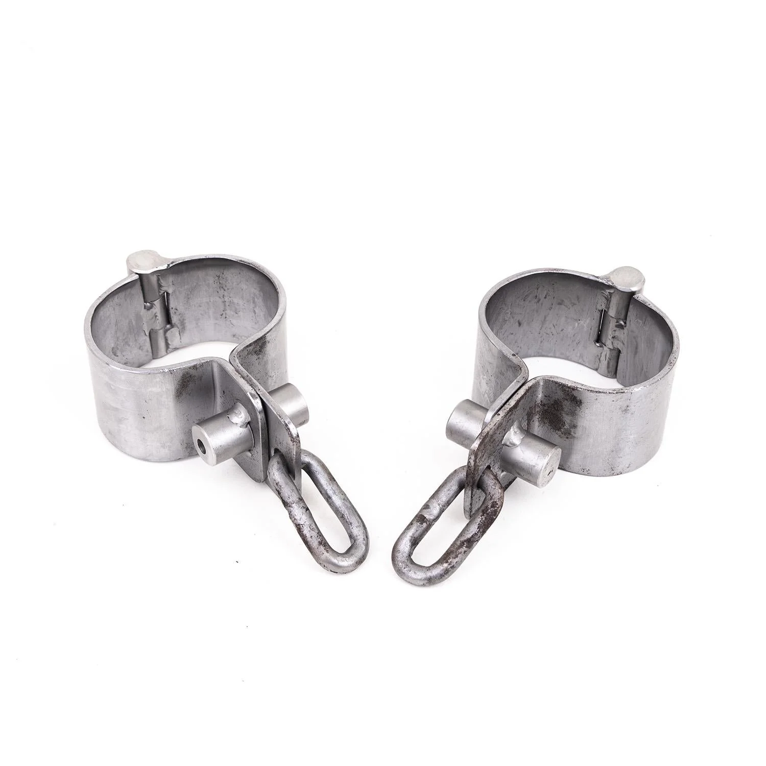 Metal Wrist Manacles - Detached Pair - Image 2