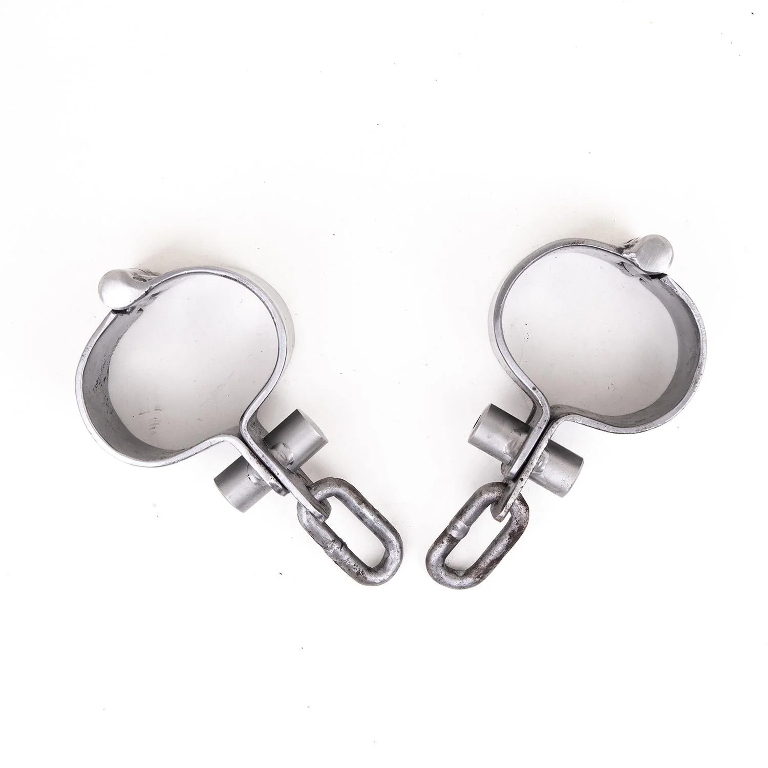 Metal Wrist Manacles - Detached Pair - Image 3