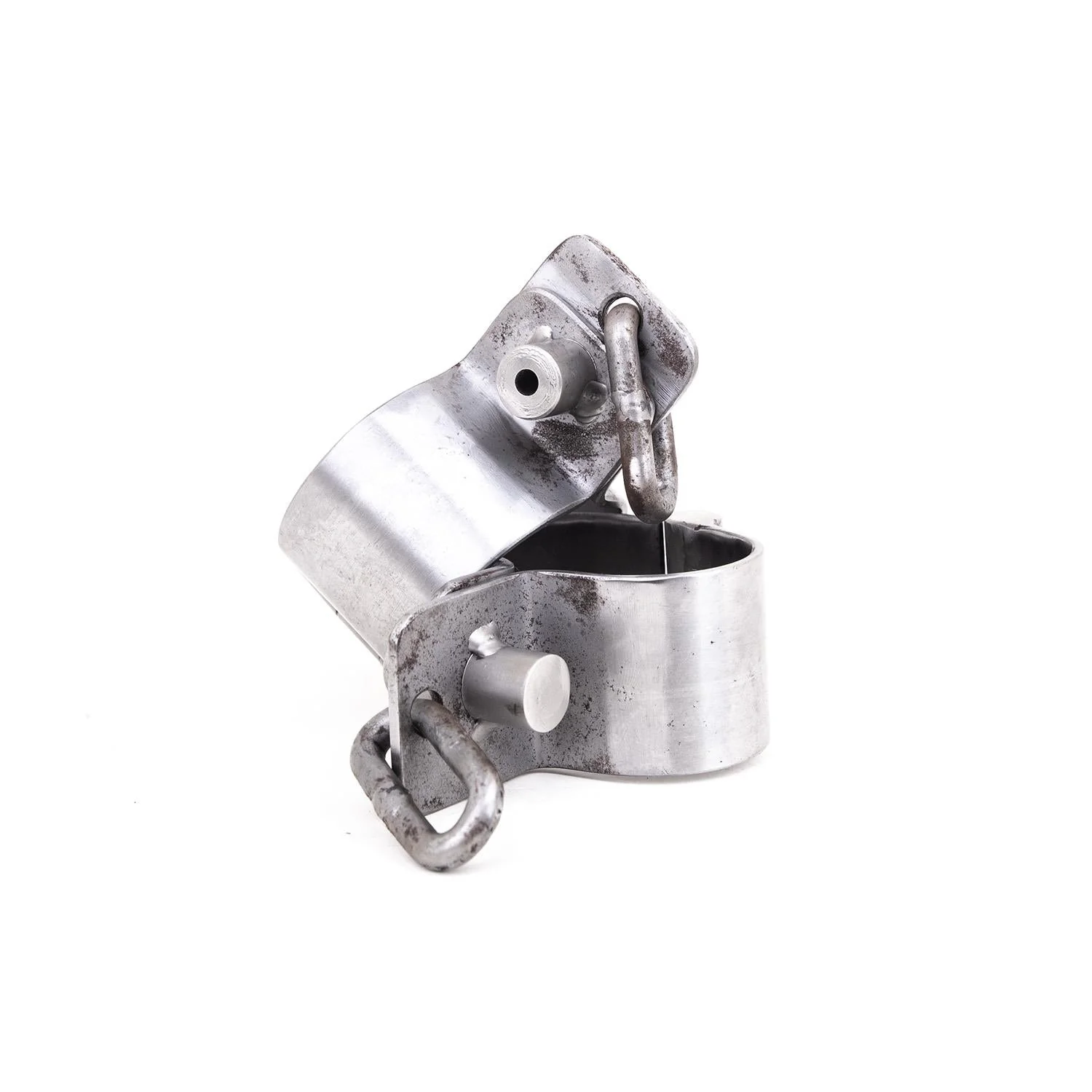 Metal Wrist Manacles - Detached Pair - Image 4