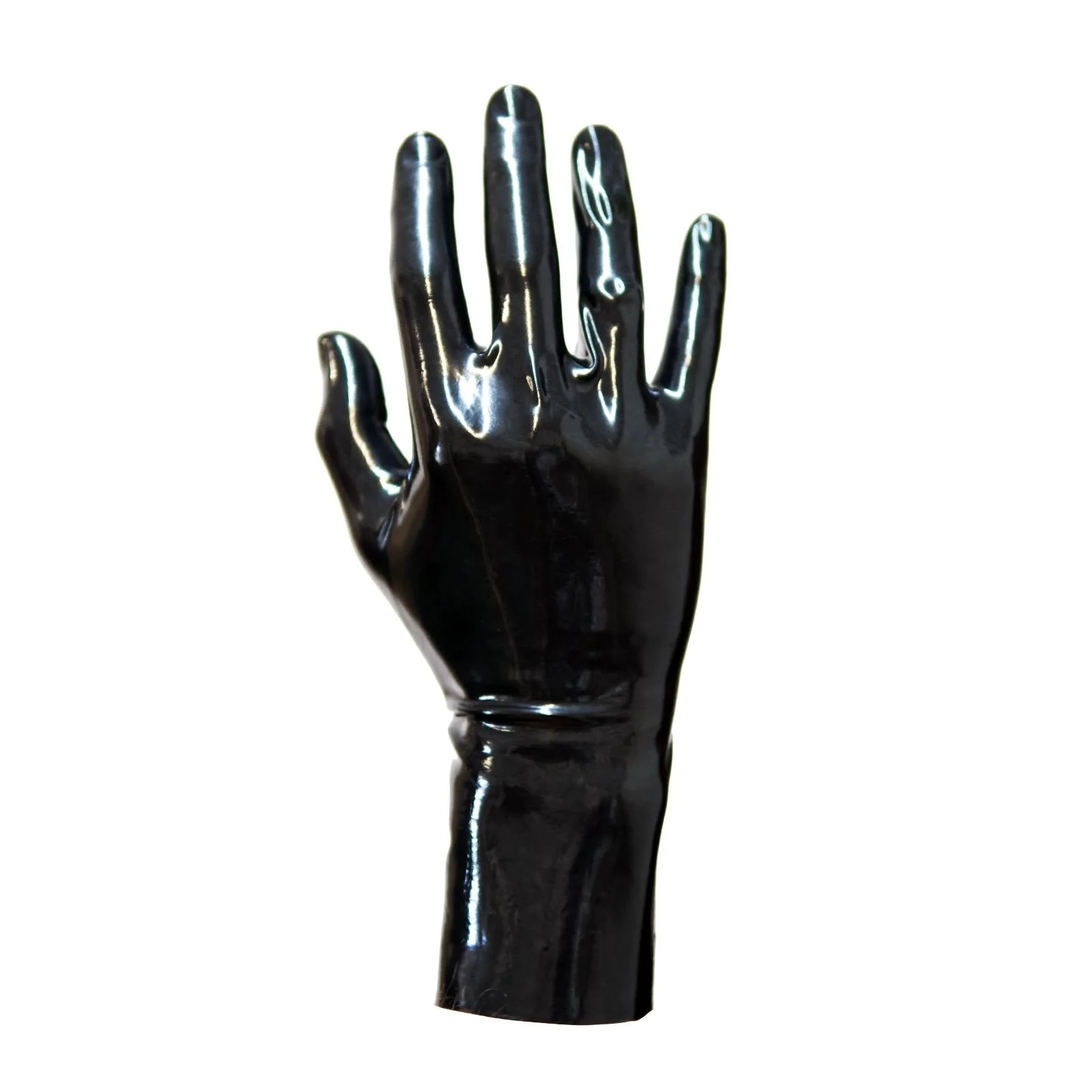 Latex Gloves, Black 0.4mm - Image 3