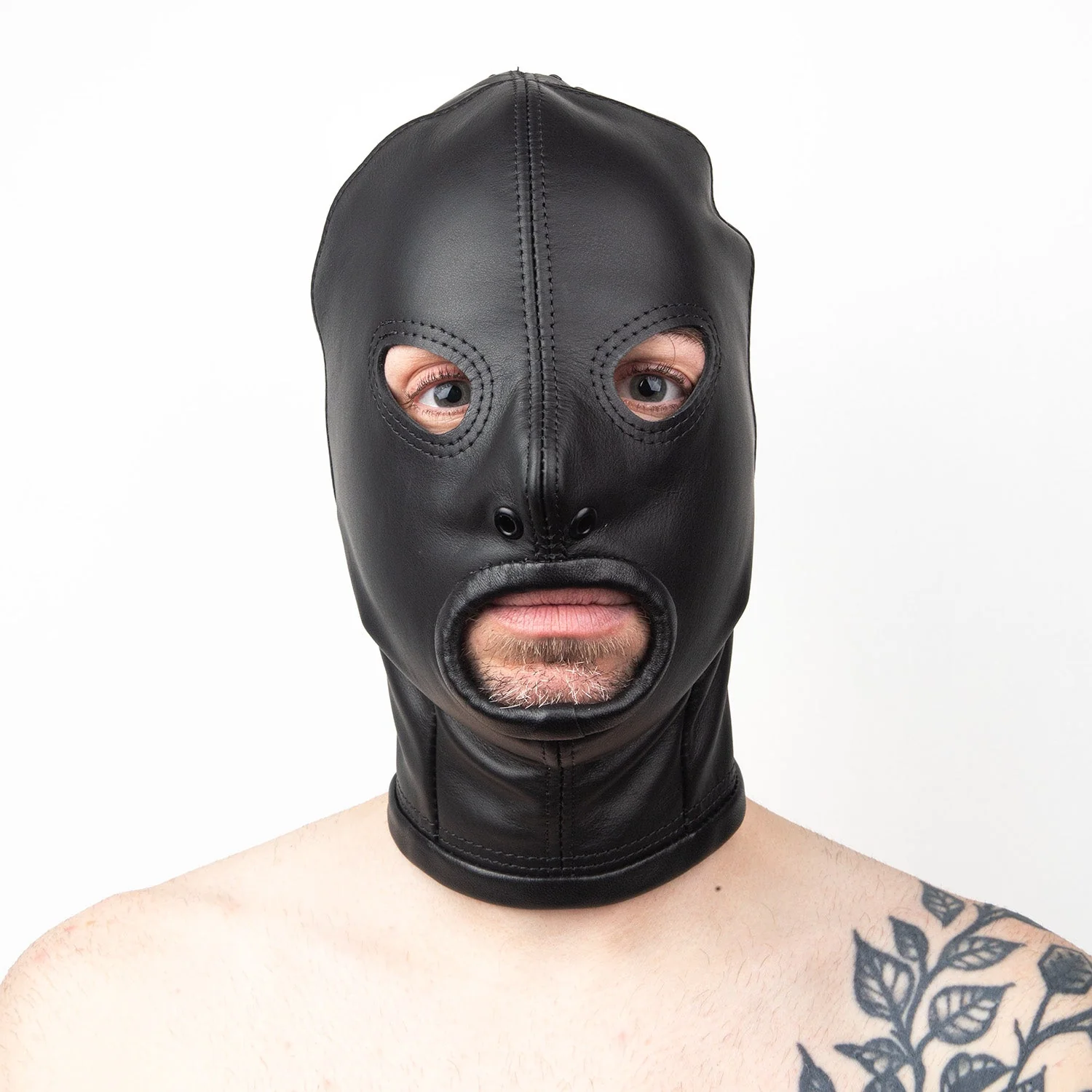 Tight Leather Hood - Image 2