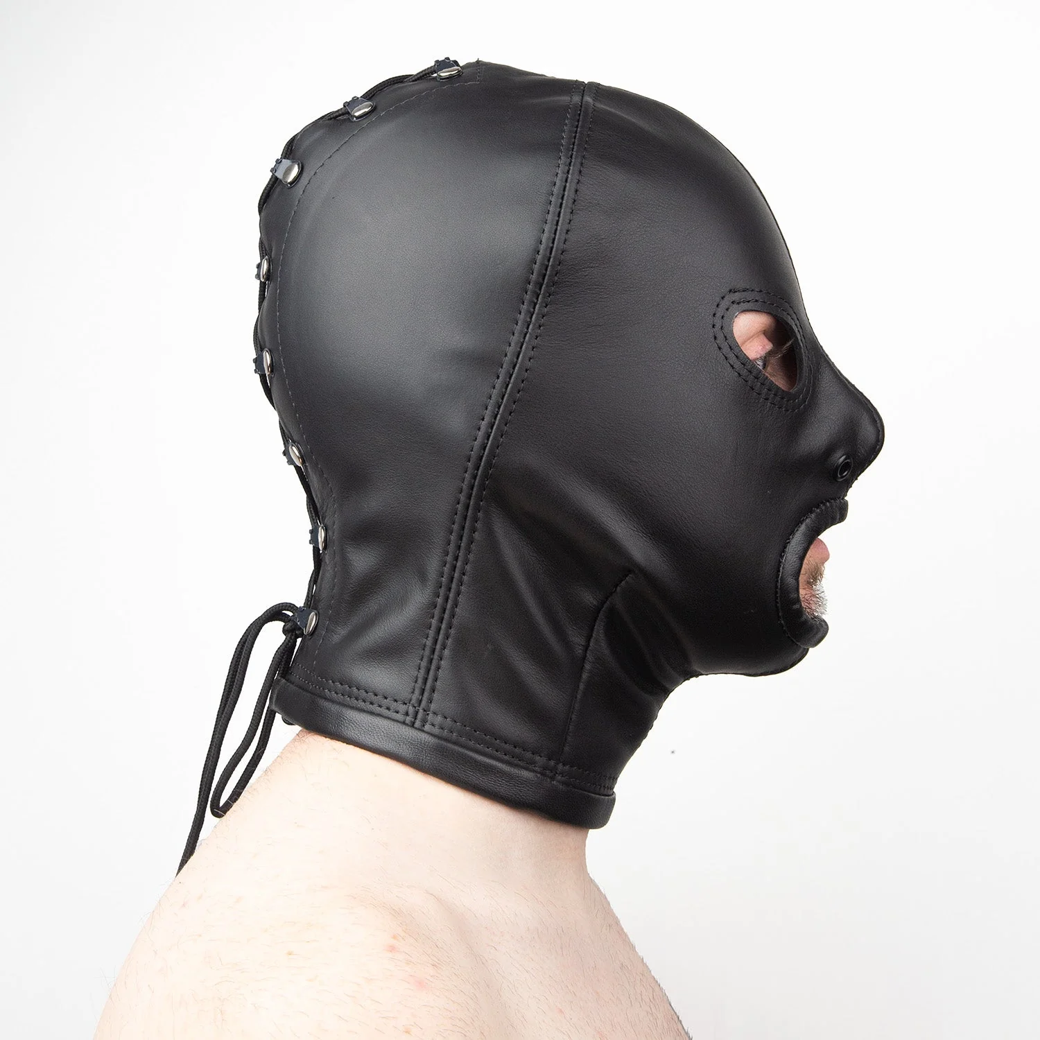 Tight Leather Hood - Image 3