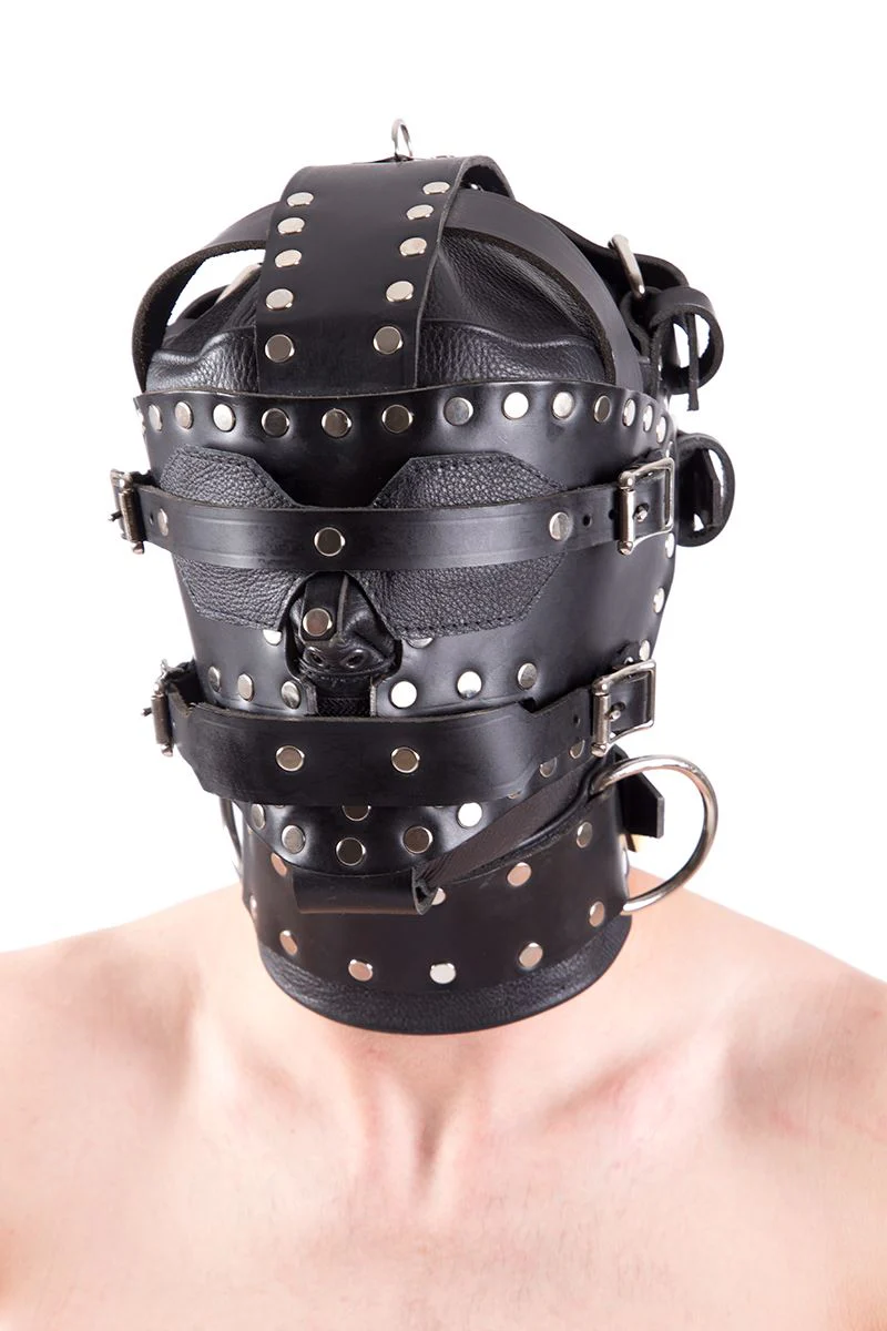 Leather Sci-Fi Hood - Image 4