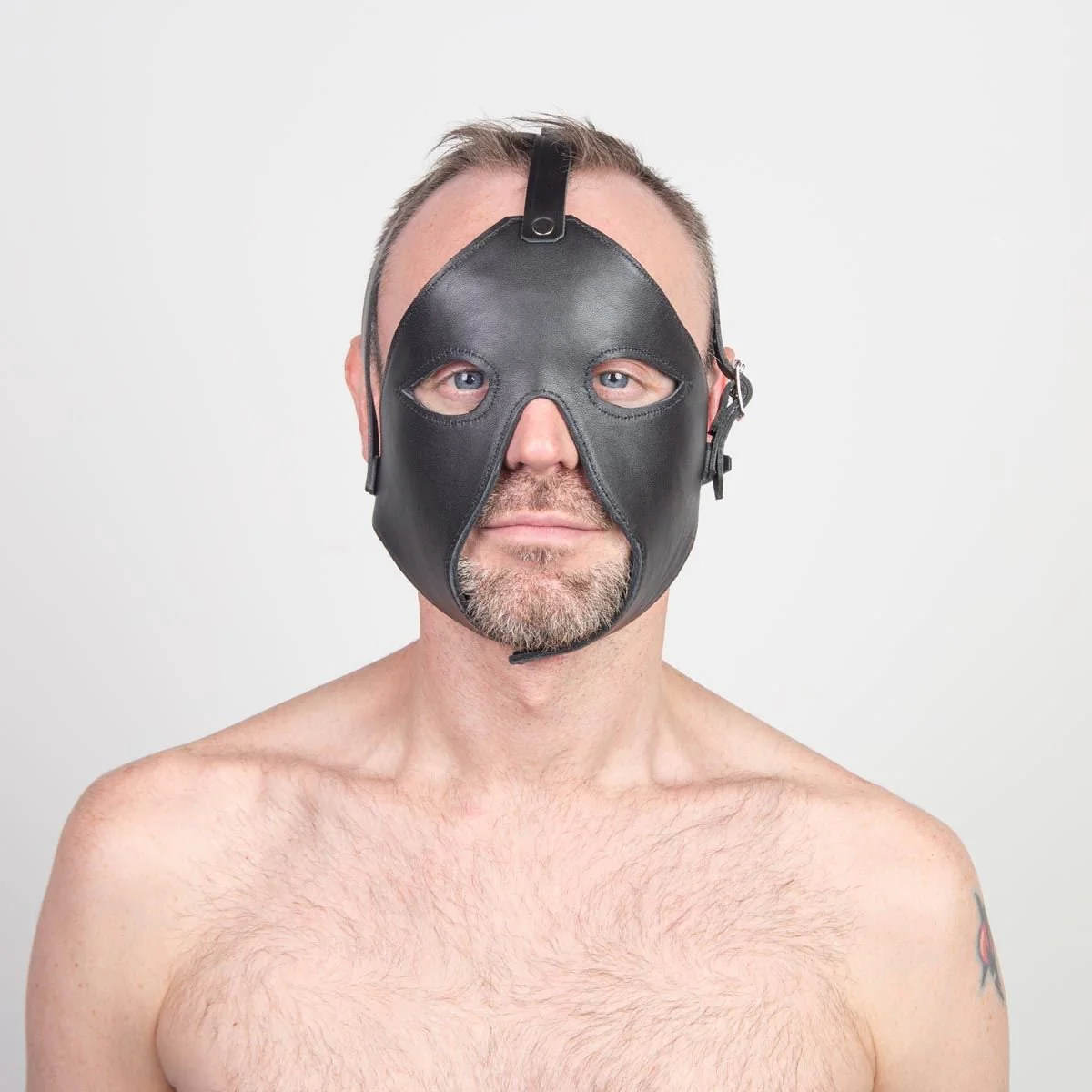 Leather Face Cover - Eyes