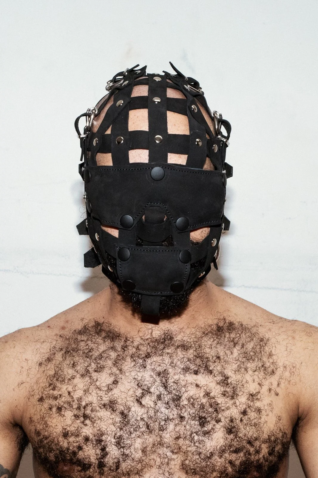 Leather Strap Face Cage - Image 3
