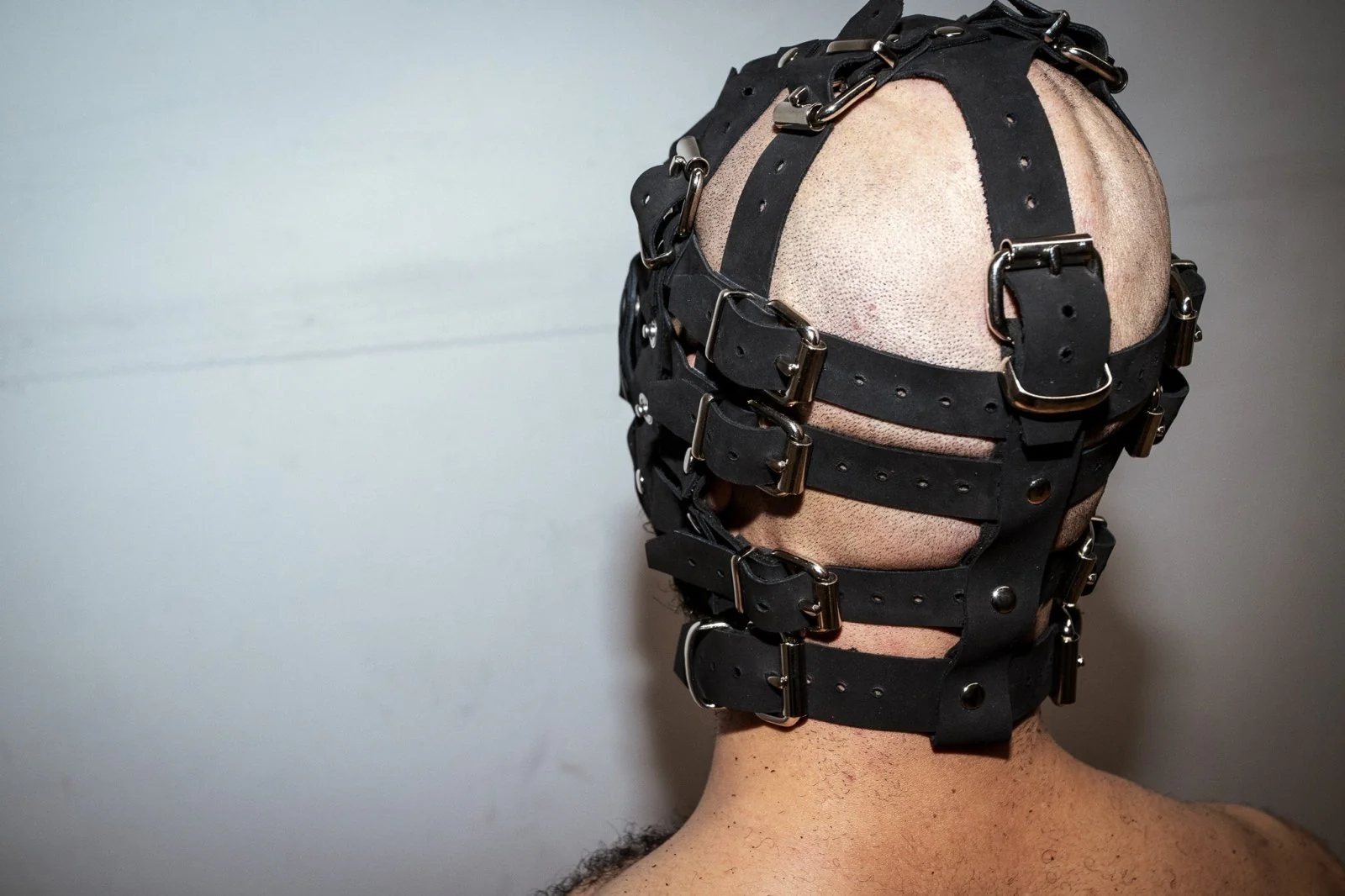 Leather Strap Face Cage - Image 4
