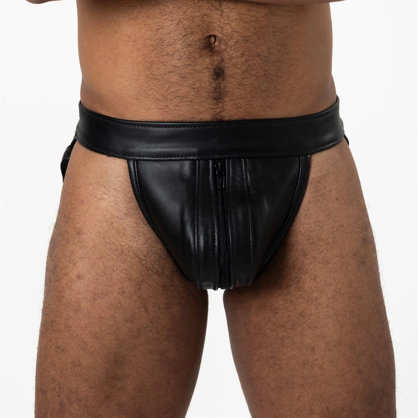 Ramrod Leather Zipper Jockstrap // Made to Order