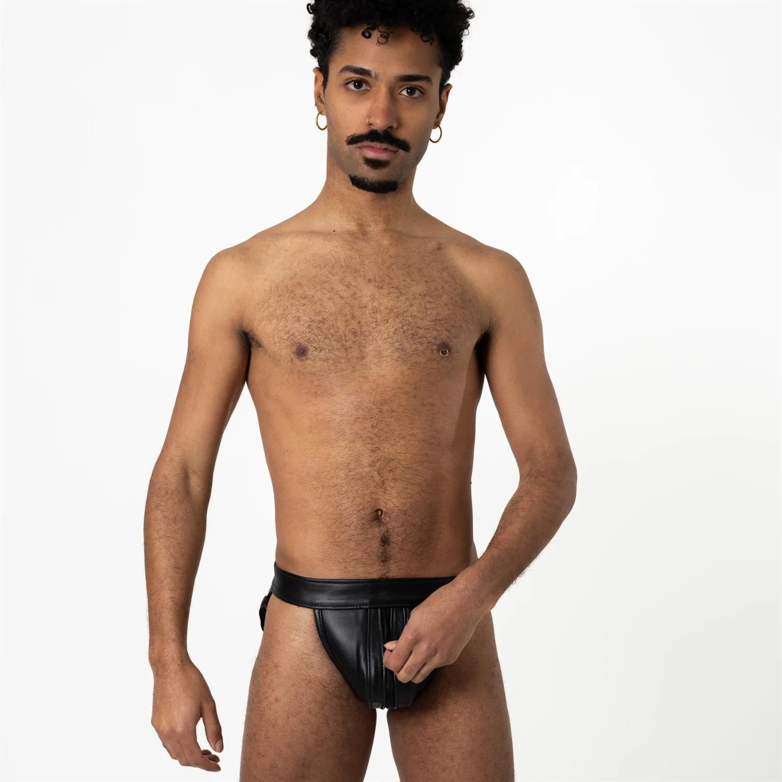 Ramrod Leather Zipper Jockstrap // Made to Order - Image 5