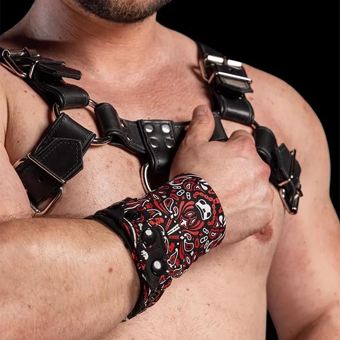 Mr S Leather, Zipper Pocket Neck Hanky, All Colours - Image 4