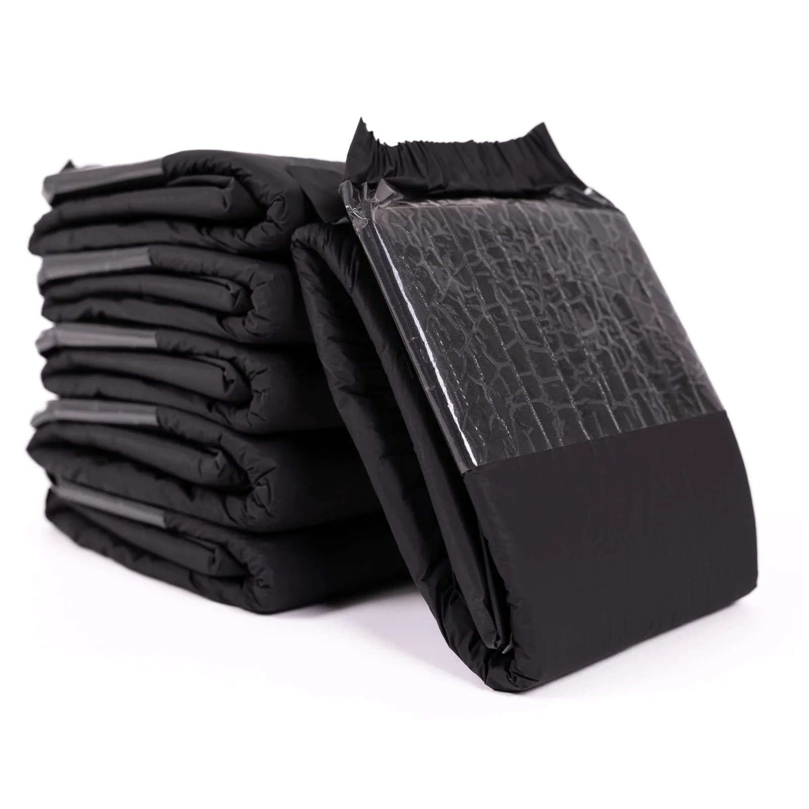 NRU STR8UP, Black Adult Diapers
