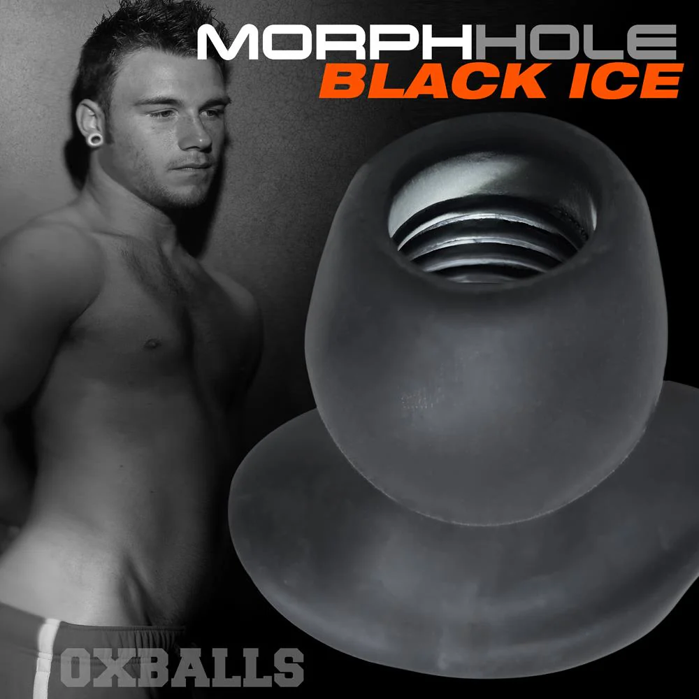 OXBALLS Morphhole, Gaper Plug, Black Ice - Image 2