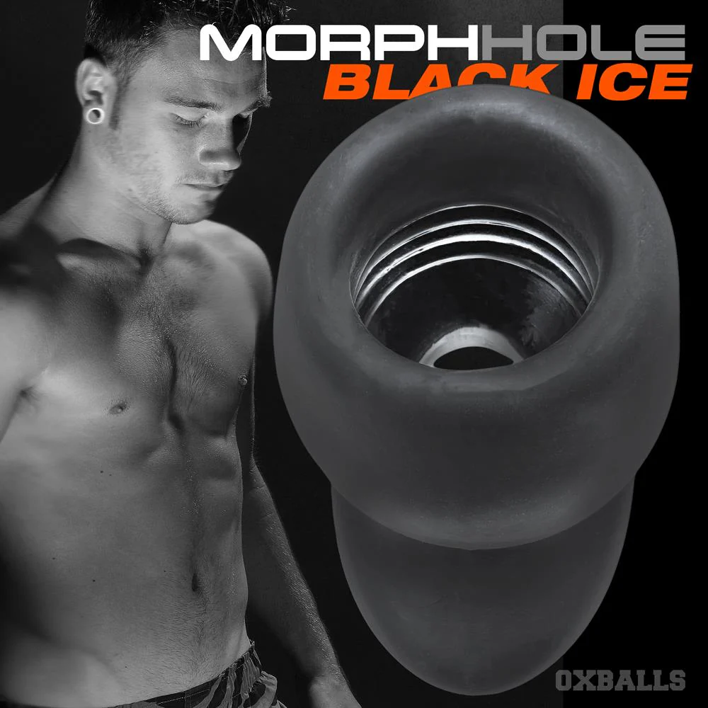 OXBALLS Morphhole, Gaper Plug, Black Ice - Image 3