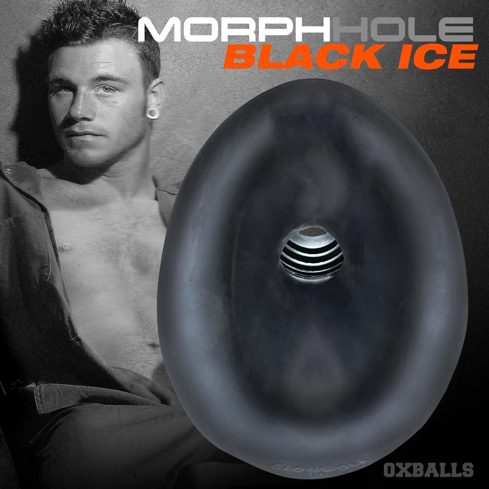 OXBALLS Morphhole, Gaper Plug, Black Ice - Image 5