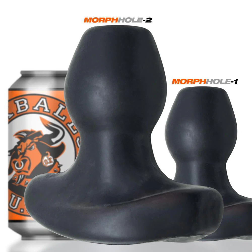 OXBALLS Morphhole, Gaper Plug, Black Ice - Image 6