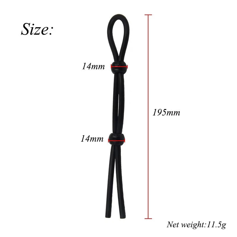 Silicone Adjustable Cock Strap - Image 5