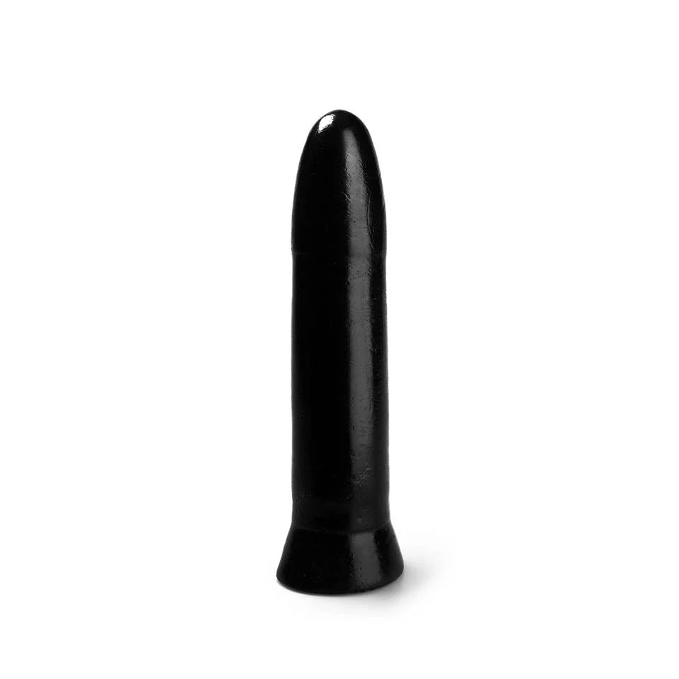 Eddie, 9" Smooth Dildo, Black
