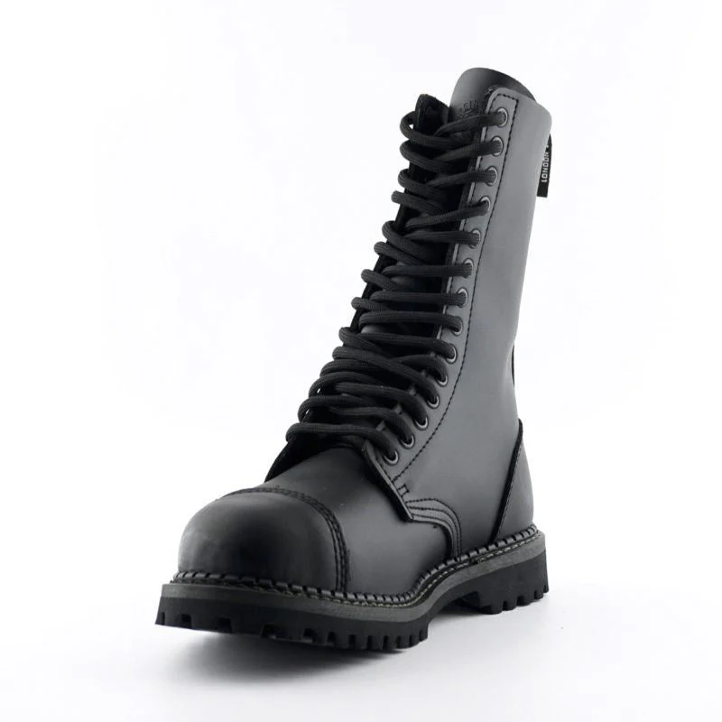 GRINDERS Herald, 14 Hole Leather Boots - Image 3