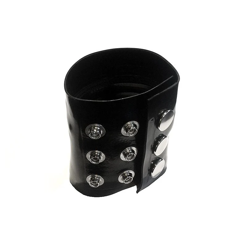 Rubber Wrist Wallet, Black, One Size - Image 2