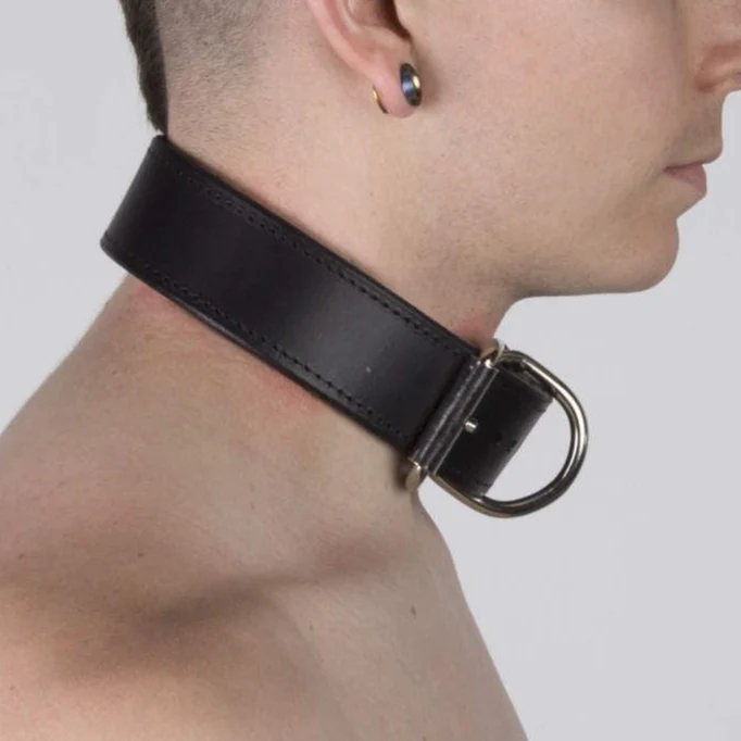 Scruff Collar, Leather - Image 3