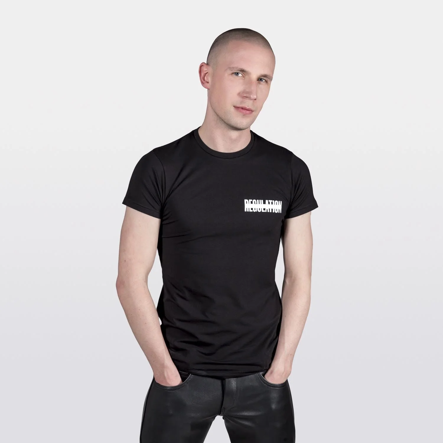 REGULATION Cotton Tee #19, Black