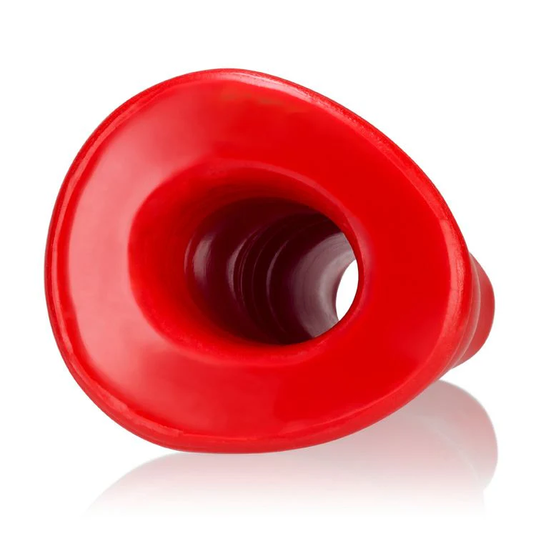 OXBALLS Pig Hole Deep, Tunnel Plug, Red, Small - Image 3