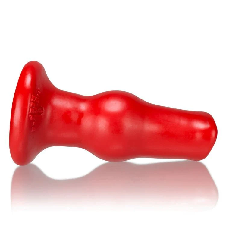 OXBALLS Pig Hole Deep, Tunnel Plug, Red, Small - Image 4
