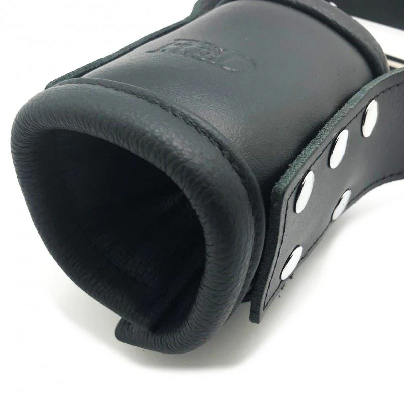 Deluxe Leather Suspension Cuffs With Bar - Image 4