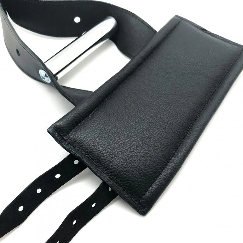 Deluxe Leather Suspension Cuffs With Bar - Image 7
