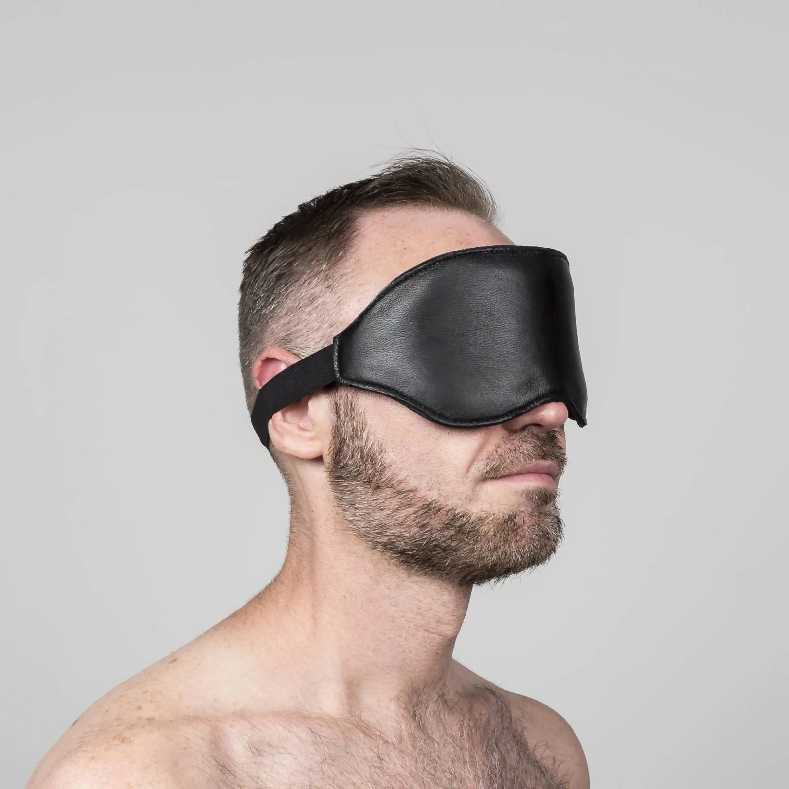 Leather Ultra Foam Blindfold - Image 6