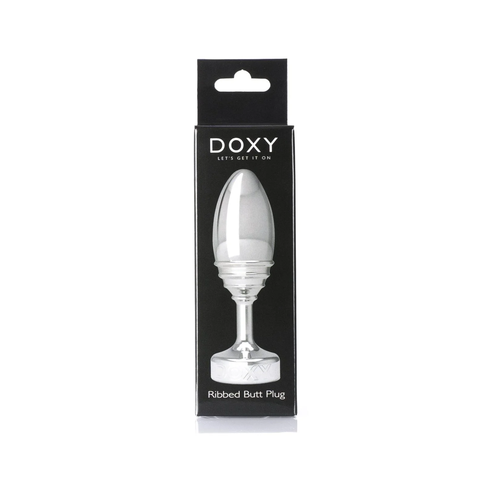Doxy Metal Butt Plug - Ribbed - Image 3