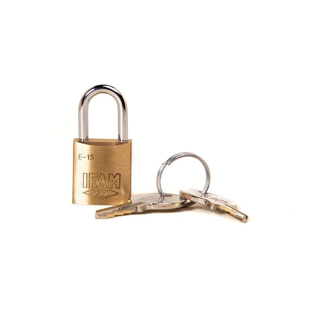 12 Pack - 15mm IFAM Padlock, Brass