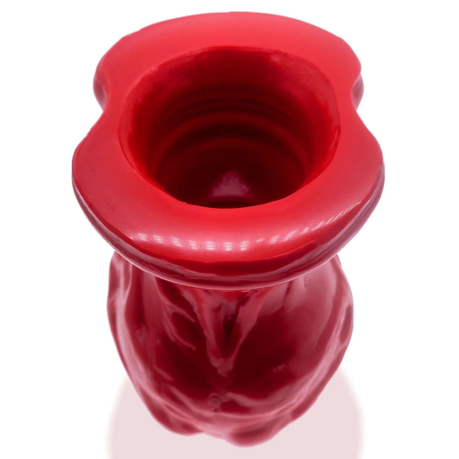 OXBALLS Pig Hole Squeal FF, Tunnel Plug, Red