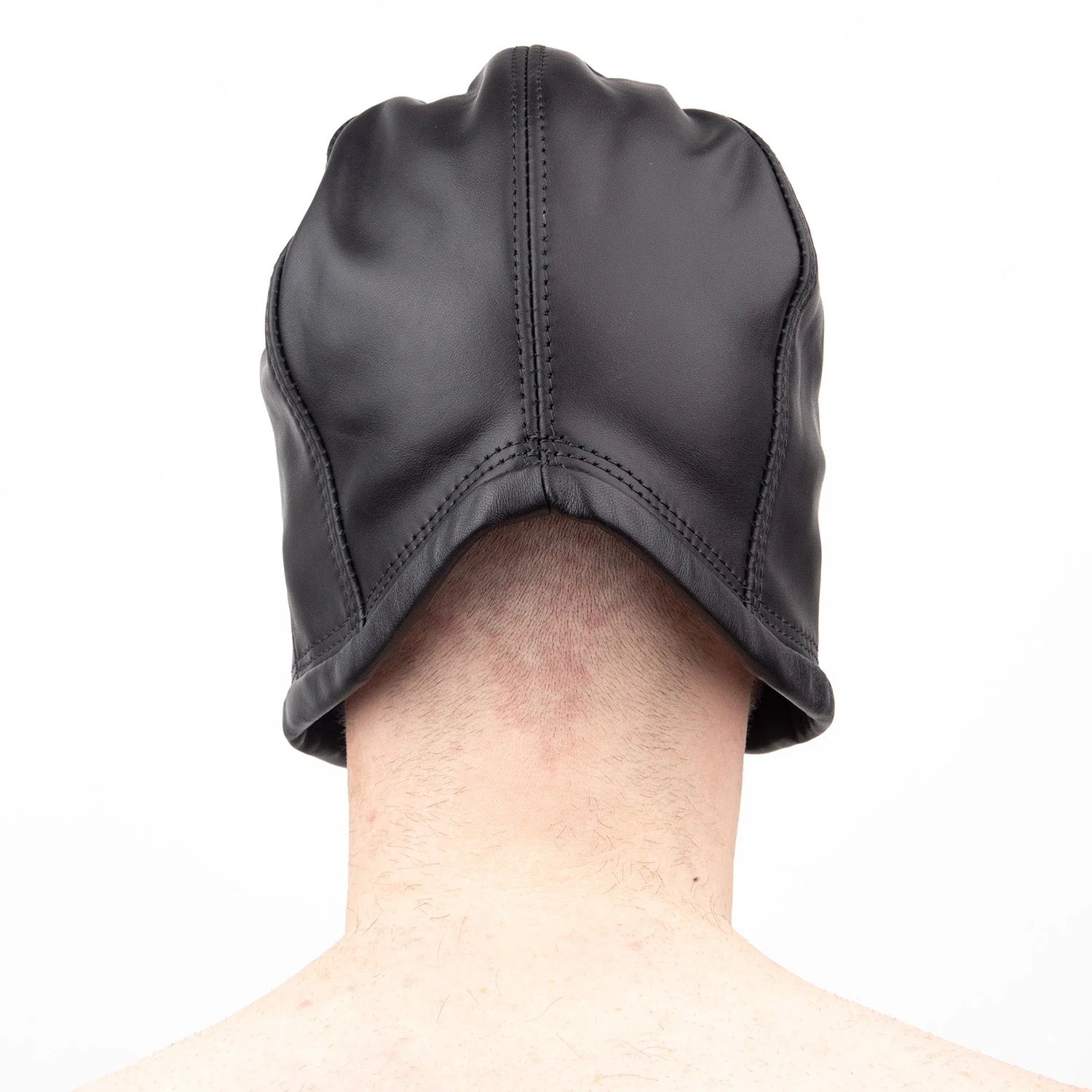Leather Executioner Hood, Black - Image 3