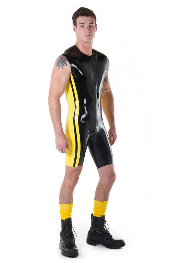 Panel Sleeveless Surf Suit