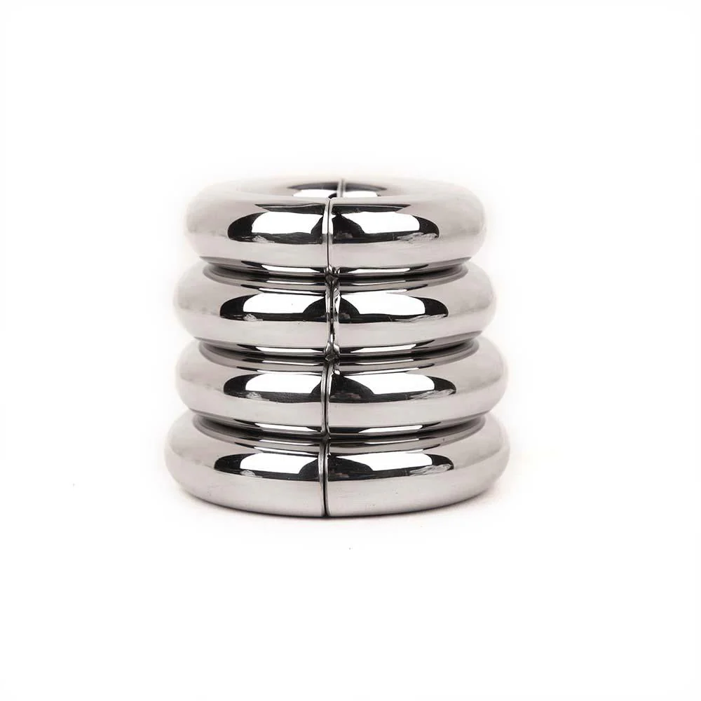 Rounded Stainless Steel Ball Stretcher, Screw Closure