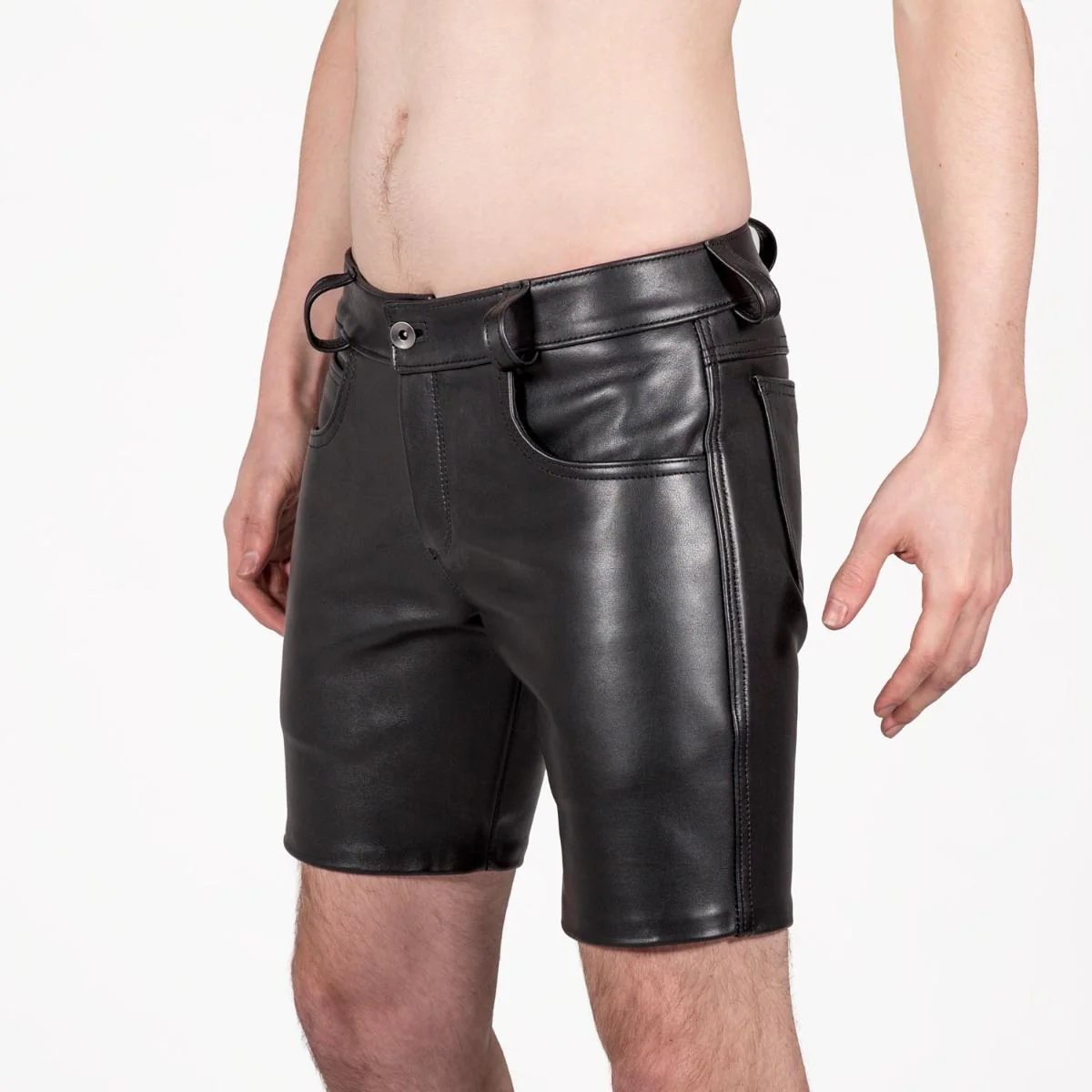 Aubrac Leather Shorts - Image 3
